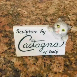 Cat figurine made by Castagna